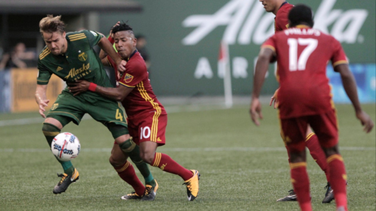 Joao Plata scores twice, Real Salt Lake beats Timbers 4-1 (Jul 19, 2017)